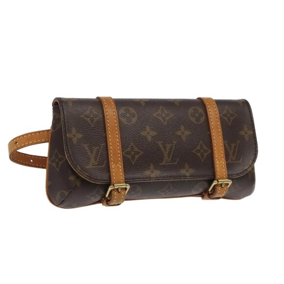 LOUIS VUITTON Monogram Pochette Marrell Waist bag M51159 LV Auth 100563 - Picture 1 of 16